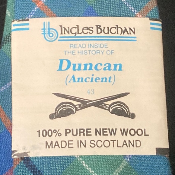 Ingles Buchan Duncan Tartan Tie NWT - Picture 3 of 4